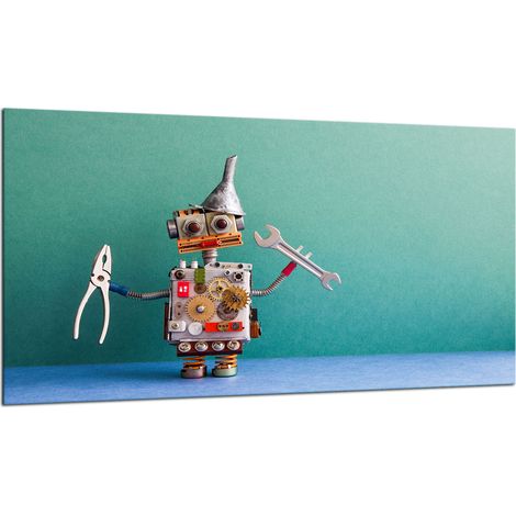 PLAQUE DE PROTECTION EN VERRE POUR CUISINIÈRE 90X52 ROBOT (1/5)