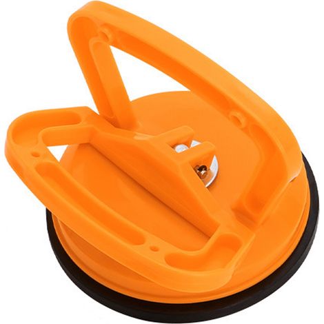 Ventouse de réparation automobile à griffe unique en caoutchouc ABS, ventouse de débosselage haute résistance orange (1/5)
