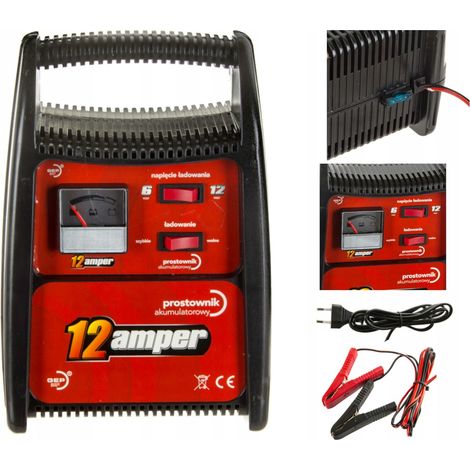 Chargeur de batterie de voiture redresseur 6 V 12 V 12 A 30 Ah - 160 Ah (1/5)
