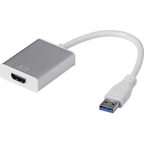 Usb 30 vers hdmi adaptateur - argent (1/2)