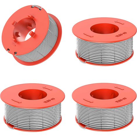 Pièces Bobine de Fil Convient pour Bosch F016800175,Rechange Coupe Bordure pour Bosch ART 23 26 30 Combitrim ART 23 26 Easytrim,Ø1,6mm 8m Longueur (1/5)