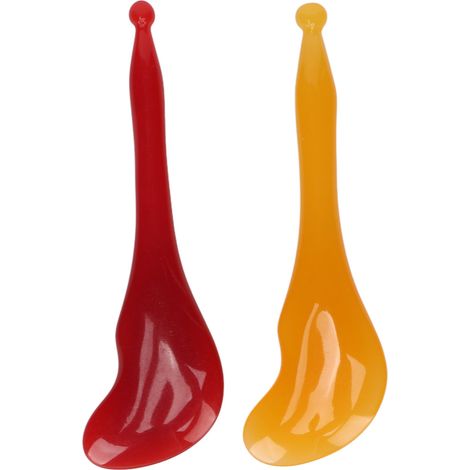 Stylo d'Acupression Résine 2 Pièces - Bâton de Massage des Tissus Profonds et Gua Sha (1/5)