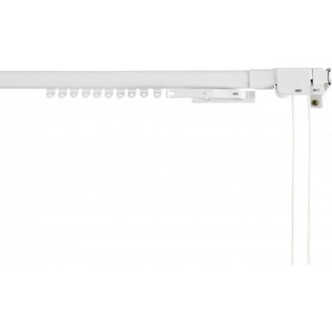 Binario rinforzato estensibile 210-390 cm Blanco