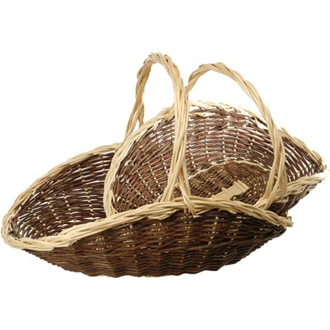 Set 2 Cesti in Vimini con Manico H 53 cm (1/2)