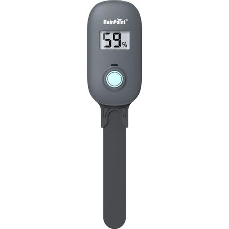 Medidor digital de humedad del suelo RAINPOINT, sensor de suelo para plantas, temperatura y humedad del suelo (1/2)