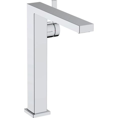 Hansgrohe Tecturis E - Waschtischarmatur mit Push-Open-Ablaufgarnitur, CoolStart, EcoSmart, Chrom 73070000 (1/4)
