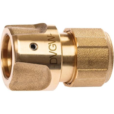 GEKA Schlauchstück GEKA plus KTW Messing Schlauchgröße 19 mm SB (1/3)