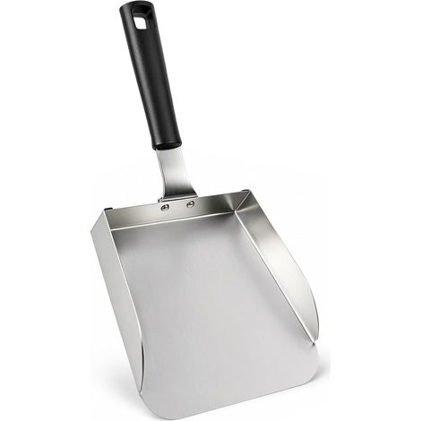 Spatule à barbecue en acier inoxydable - Spatule de barbecue avec poignée résistante à la chaleur - Spatule multifonction en acier inoxydable pour plancha Teppanyaki - Cuisine extérieure (1/5)