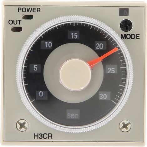 Relais temporisé, relais temporisé étanche de haute précision grande capacité de contact H3CR-A pour la communication télécommandée mécatronique automatique-Crezuo (1/4)