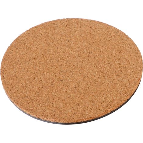 Sous-Plat Plante - Liège Naturel Rond 10,1 x 10,1 x 0,5 cm - Protection Meuble et Sol - Pour Pot de Fleurs - Lot de 1 (1/5)