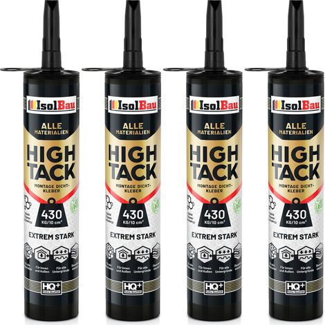Montagekleber High Tack Baukleber 4x 530g Dichstoff Hybrid Polymer 430kg/10cm² (1/5)
