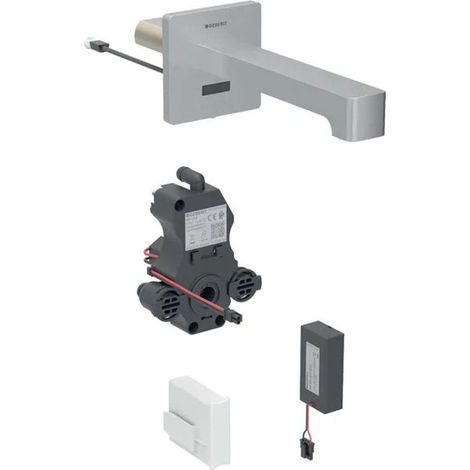 Robinetterie de lavabo Geberit Brenta, saillie 220mm, avec (1/2)