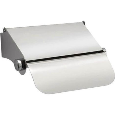 Porte-papier toilette mural en acier inoxydable avec étagère gain de place pour salle de bain et cuisine (1/5)
