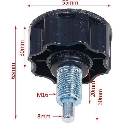 Pièces de rechange pour bouton de ressort de goupille de vélo d'appartement et équipement de fitness (1/5)