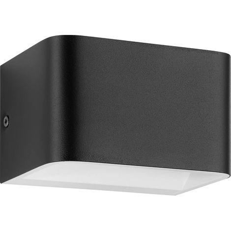 Eglo Wandleuchte Sania 4 schwarz 13 x 8 cm (1/2)