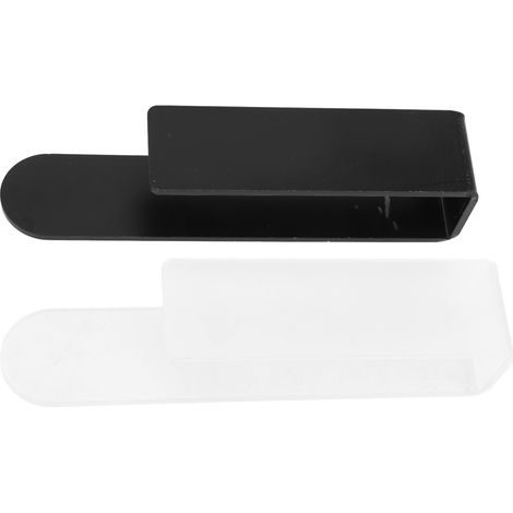 2 portasciugamani a parete in plastica a forma di U con barra adesiva, ideali per bagno e cucina. (1/5)