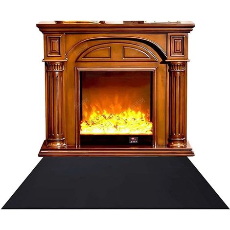 Tapis ignifuge haute performance pour protéger les sols des cendres de cheminée et de la graisse de barbecue (1/5)