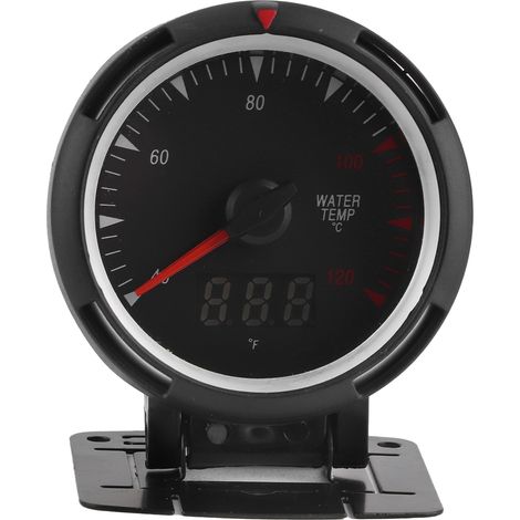 Wassertemperaturanzeige 40–120 °C, 2,5-Zoll-Flüssigkeitstemperaturanzeige, universelles LCD-Display für 12-V-Gleichstrom-Fahrzeuge (1/5)
