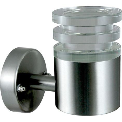 Applique esterna LED 6,5W 4000K satinata Crystal Polux (1/4)