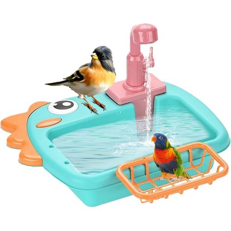 d oiseaux Int rieur Baignoire Adjustable pour Perruches (1/5)