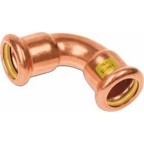 SANHA Gas-Pressfit., Bogen 90Gr, 15mm Kupfer, Nr.10002a - 83068071 von Buderus