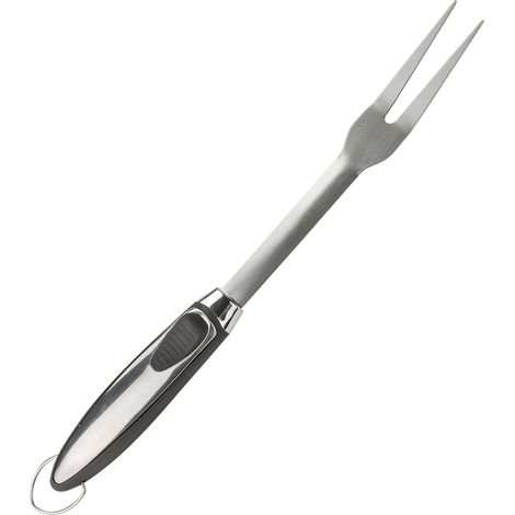 Edelstahl Grillgabel Grill Gabel 41 cm Grillbesteck Grillzubehör (1/3)