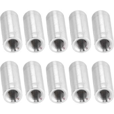 10 Stück Abstandshalter aus Aluminiumlegierung mit Gewinde, rund, für Quadcopter-Bastelmodelle, M4 x 0,7 mm, 16 mm (1/5)