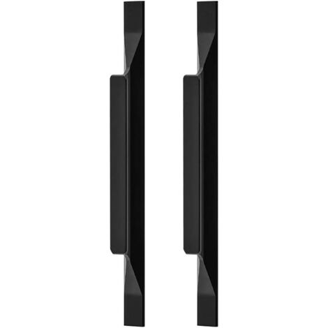 2x Poignées Européennes en Alliage D'aluminium Armoires de Cuisine Tire Poignées de Penderie Tirette Longueur Totale 160mm, Distance du Trou 96mm (1/5)