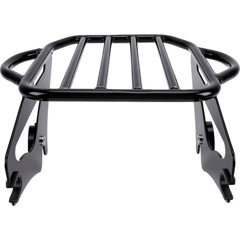 Porte-Bagages Amovible, pour FLHR/FLHX 2009-2016 Support de montage arrière, acier inoxydable, grande plateforme, dégagement rapide, moto de tourisme, espace de chargement (1/5)