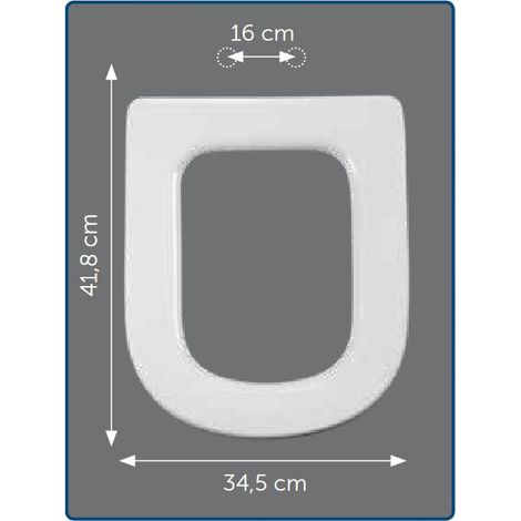 Sedile legno Gemma2 bianco compatibile S0101PO000322P (1/2)