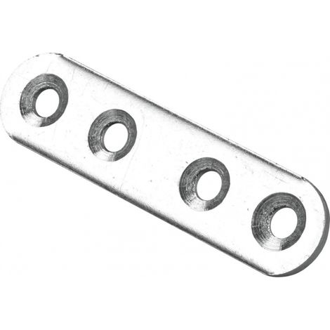 1 patte d'assemblage acier zingué HETTICH, l.60 mm (1/2)