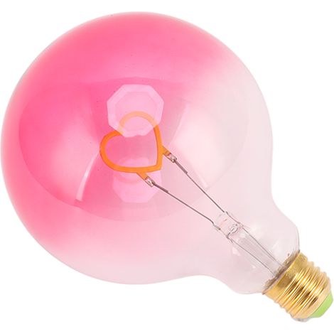 Ampoules décoratives LED professionnelles à intensité variable, culot à vis E27, veilleuse d'ambiance rose dégradé, 220-240 V (1/5)