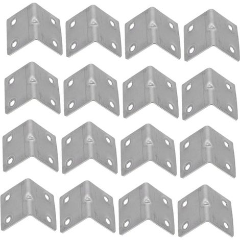 Set mit 30 Edelstahlhalterungen 36 x 26 x 26 mm (1/4)