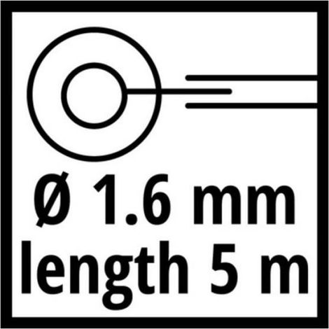 Bobine De Rechange - Fil Nylon 1 6 Mm - Pour Tondeuse A Gazon Sans Fil Einhell GE-CT 18/30 Li - 1 Unite (1/2)