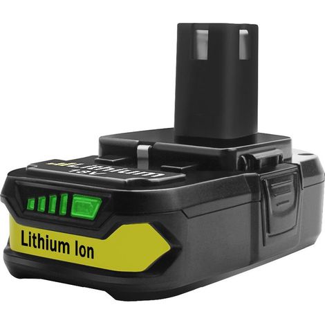 Batterie de remplacement 18V 5.5Ah P108 pour Ryobi 18V P108 RB18L25 RB18L13 RB18L50 RB18L40 P102 P103 P104 P105 P106 P107 (1/5)