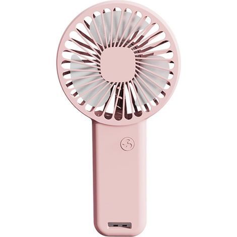 Mini portable USB fan with 3 adjustable speeds, ideal for travel, commuting, picnics, and the office. Dimensions: 3.1 x 9.6 x 18.5 cm. - AquaForge (1/5)
