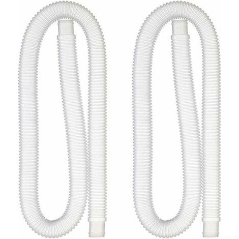 Tuyau de piscine, tuyau de rechange pour piscine, tuyau de rechange pour piscine, compatible avec les pompes INTEX 2 pièces, En (1/4)