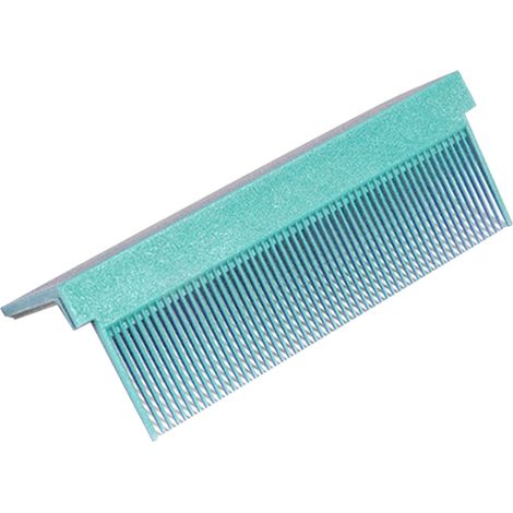 Peigne à lisser en plastique DIY, accessoire pour fer à lisser, coiffure salon ou maison, couleur bleu ciel pour femmes (1/5)