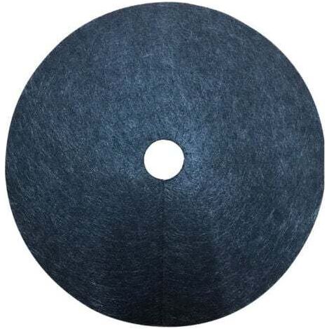 Lot de 1 Tapis de Protection Contre Les Mauvaises Herbes, Tapis de paillage Rond pour extérieur, Protection Contre Les Mauvaises Herbes (diamètre 42 cm) (1/5)