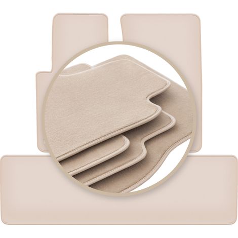 Hochwertige beige Fußmatten für: Mercedes G W461 Geländewagen 1978-2008 (1/5)