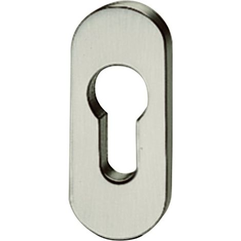 PT-Rosace porte profil PZ, 0171729,oval,Alu+9016blanc