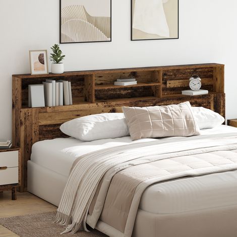 Kopfteil Schrank Altholz 220 x 19 x 101,5 cm Holzwerkstoff