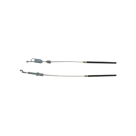 Cable de embrague adaptable Castelgarden para modelos T484tr. Sustituye origen: 81001094/0 - Longitud del cable: 1320 mm. Longitud de la guía