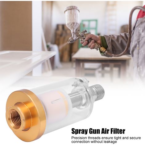 1/4 Pouce BSPP Séparateur Huile Eau Filtre Air Comprimé Pour Pistolet Pulvérisateur Outillage Pneumatique (1/5)