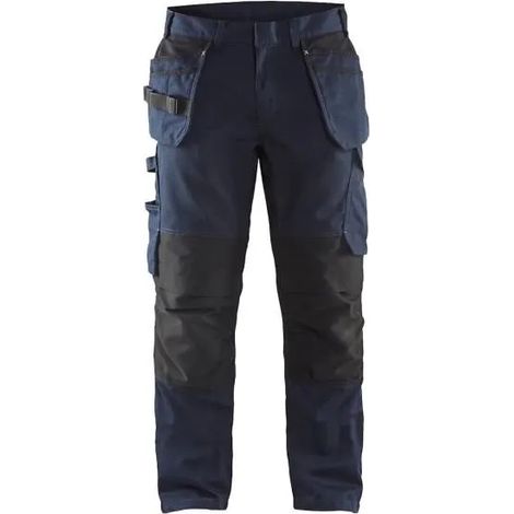 Pantaloni da lavoro blaklader 1496 stretch ginocchia preformate
