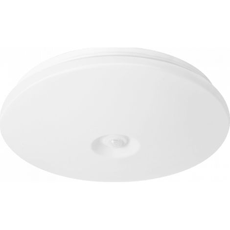Plafoniera a LED da 12W 4000K IP44 con sensore PIR