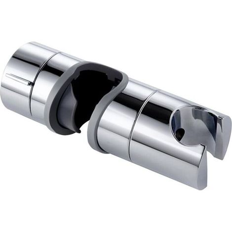 Enowelir Support de pomme de douche, support de pomme de douche de remplacement, support de douche de remplacement réglable 18-25MM, support de douche chromé (1/4)