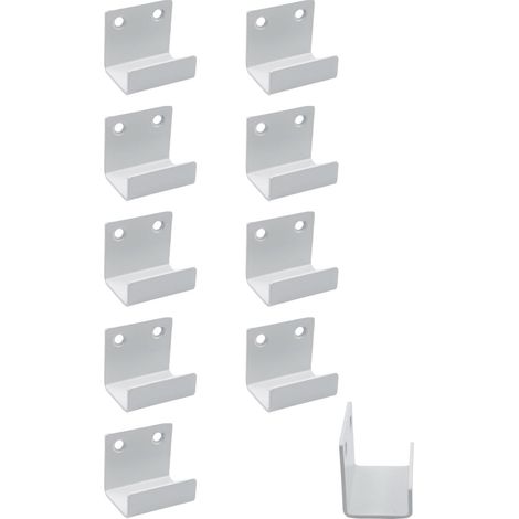 Lot von 10 Trägern aus muraux und acier inoxidierbaren Wandgemälden und Behandlungen von Carreaux in Céramique, d'affected, gehäkelten Platten in J (1/4)