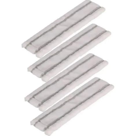4 Pièces Vadrouille Chiffon Chiffons pour KARCHER WV1 Machine De Nettoyage De Vitres Nettoyant Microfibre (1/4)