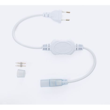 Câble Rectificateur pour ruban Néon LED Dimmable 220V SFLEX8 Blanc